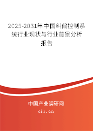 2025-2031年中國糾偏控制系統(tǒng)行業(yè)現(xiàn)狀與行業(yè)前景分析報(bào)告