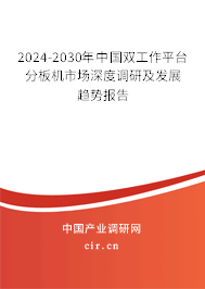 2024-2030年中國(guó)雙工作平臺(tái)分板機(jī)市場(chǎng)深度調(diào)研及發(fā)展趨勢(shì)報(bào)告 2024-2030年中國(guó)雙工作平臺(tái)分板機(jī)市場(chǎng)深度調(diào)研及發(fā)展趨勢(shì)報(bào)告