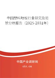 中國(guó)塑料地板行業(yè)研究及前景分析報(bào)告（2025-2031年）