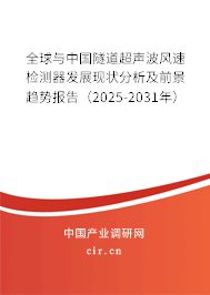 全球與中國(guó)隧道超聲波風(fēng)速檢測(cè)器發(fā)展現(xiàn)狀分析及前景趨勢(shì)報(bào)告（2025-2031年）