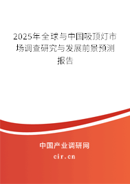 2025年全球與中國吸頂燈市場調(diào)查研究與發(fā)展前景預(yù)測報(bào)告