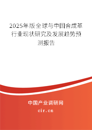 2025年版全球與中國合成革行業(yè)現(xiàn)狀研究及發(fā)展趨勢預(yù)測報告