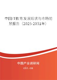 中國IT教育發(fā)展現(xiàn)狀與市場前景報(bào)告（2025-2031年）