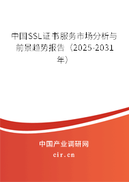中國SSL證書服務(wù)市場分析與前景趨勢報告（2025-2031年）