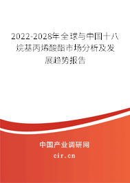 2022-2028年全球與中國(guó)十八烷基丙烯酸酯市場(chǎng)分析及發(fā)展趨勢(shì)報(bào)告 2022-2028年全球與中國(guó)十八烷基丙烯酸酯市場(chǎng)分析及發(fā)展趨勢(shì)報(bào)告
