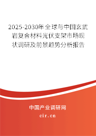 2025-2030年全球與中國玄武巖復(fù)合材料光伏支架市場現(xiàn)狀調(diào)研及前景趨勢分析報(bào)告