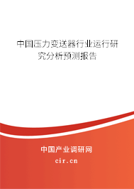 中國(guó)壓力變送器行業(yè)運(yùn)行研究分析預(yù)測(cè)報(bào)告