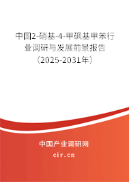 中國(guó)2-硝基-4-甲砜基甲苯行業(yè)調(diào)研與發(fā)展前景報(bào)告（2025-2031年）