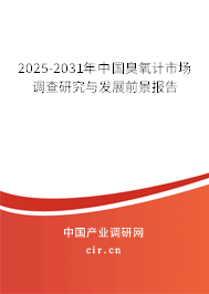2025-2031年中國(guó)臭氧計(jì)市場(chǎng)調(diào)查研究與發(fā)展前景報(bào)告