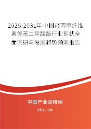 2024-2030年中國羥丙甲纖維素鄰苯二甲酸酯行業(yè)現(xiàn)狀全面調(diào)研與發(fā)展趨勢預(yù)測報告