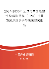 2024-2030年全球與中國(guó)熱塑性聚氨酯薄膜（TPU）行業(yè)發(fā)展深度調(diào)研與未來趨勢(shì)報(bào)告