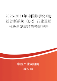 2025-2031年中國數(shù)字化X射線診斷系統(tǒng)（DR）行業(yè)現(xiàn)狀分析與發(fā)展趨勢預(yù)測報告