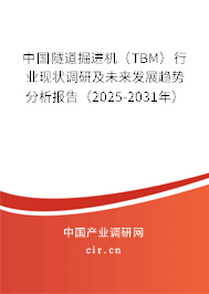 中國隧道掘進(jìn)機(jī)（TBM）行業(yè)現(xiàn)狀調(diào)研及未來發(fā)展趨勢分析報告（2025-2031年）
