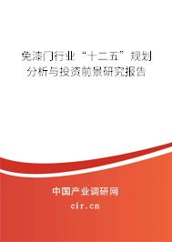 免漆門(mén)行業(yè)“十二五”規(guī)劃分析與投資前景研究報(bào)告