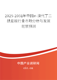 2025-2031年中國(guó)n-溴代丁二酰亞胺行業(yè)市場(chǎng)分析與發(fā)展前景預(yù)測(cè)