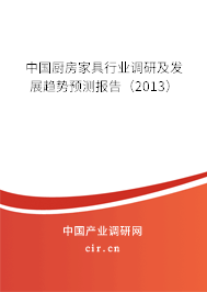 中國廚房家具行業(yè)調(diào)研及發(fā)展趨勢預(yù)測報告（2013）