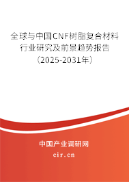 全球與中國(guó)CNF樹(shù)脂復(fù)合材料行業(yè)研究及前景趨勢(shì)報(bào)告（2025-2031年）