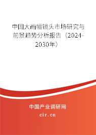 中國(guó)大畫幅鏡頭市場(chǎng)研究與前景趨勢(shì)分析報(bào)告（2024-2030年）