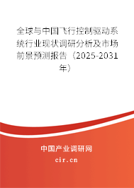 全球與中國飛行控制驅(qū)動系統(tǒng)行業(yè)現(xiàn)狀調(diào)研分析及市場前景預(yù)測報告（2025-2031年）