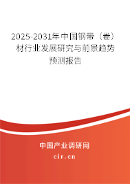2025-2031年中國鋼帶(卷)材行業(yè)發(fā)展研究與前景趨勢預(yù)測報(bào)告 2025-2031年中國鋼帶(卷)材行業(yè)發(fā)展研究與前景趨勢預(yù)測報(bào)告