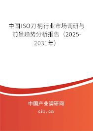 中國ISO刀柄行業(yè)市場調(diào)研與前景趨勢分析報告（2025-2031年）