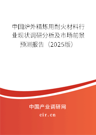 中國爐外精煉用耐火材料行業(yè)現(xiàn)狀調(diào)研分析及市場前景預(yù)測報告（2025版）