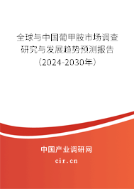 全球與中國葡甲胺市場調(diào)查研究與發(fā)展趨勢預測報告（2024-2030年）