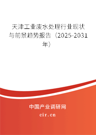 天津工業(yè)廢水處理行業(yè)現(xiàn)狀與前景趨勢報告（2025-2031年）