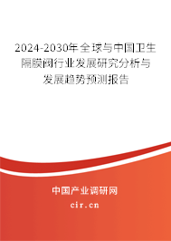 2024-2030年全球與中國(guó)衛(wèi)生隔膜閥行業(yè)發(fā)展研究分析與發(fā)展趨勢(shì)預(yù)測(cè)報(bào)告