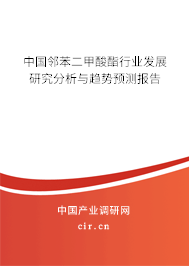 中國鄰苯二甲酸酯行業(yè)發(fā)展研究分析與趨勢預(yù)測報告