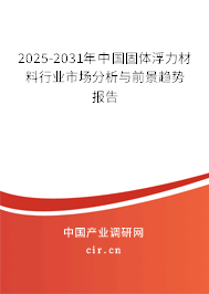 2025-2031年中國固體浮力材料行業(yè)市場分析與前景趨勢報告