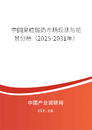 中國果粒酸奶市場現(xiàn)狀與前景分析（2025-2031年）