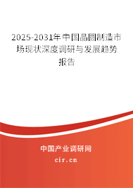 2025-2031年中國晶圓制造市場現(xiàn)狀深度調(diào)研與發(fā)展趨勢報(bào)告