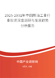 2025-2031年中國煉油工業(yè)行業(yè)現(xiàn)狀深度調(diào)研與發(fā)展趨勢分析報(bào)告