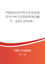 中國(guó)流動(dòng)化學(xué)反應(yīng)系統(tǒng)發(fā)展現(xiàn)狀分析與前景趨勢(shì)預(yù)測(cè)報(bào)告（2025-2031年）