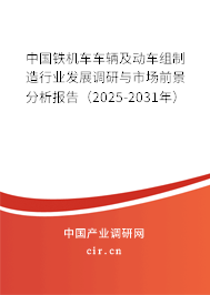 中國鐵機(jī)車車輛及動車組制造行業(yè)發(fā)展調(diào)研與市場前景分析報(bào)告（2024-2030年）