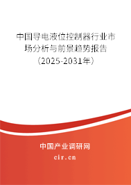 中國導(dǎo)電液位控制器行業(yè)市場分析與前景趨勢報告（2025-2031年）