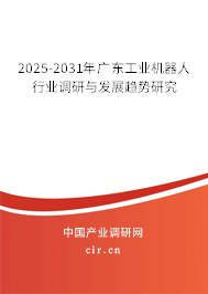 2025-2031年廣東工業(yè)機器人行業(yè)調(diào)研與發(fā)展趨勢研究