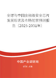 全球與中國金融級安全芯片發(fā)展現(xiàn)狀及市場前景預測報告（2025-2031年）