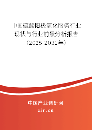 中國(guó)硫酸陽(yáng)極氧化服務(wù)行業(yè)現(xiàn)狀與行業(yè)前景分析報(bào)告（2025-2031年）