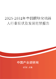 2025-2031年中國(guó)模塊化機(jī)器人行業(yè)現(xiàn)狀及發(fā)展前景報(bào)告