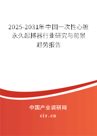2025-2031年中國(guó)一次性心臟永久起搏器行業(yè)研究與前景趨勢(shì)報(bào)告