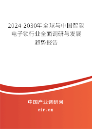 2024-2030年全球與中國(guó)智能電子鎖行業(yè)全面調(diào)研與發(fā)展趨勢(shì)報(bào)告 2024-2030年全球與中國(guó)智能電子鎖行業(yè)全面調(diào)研與發(fā)展趨勢(shì)報(bào)告