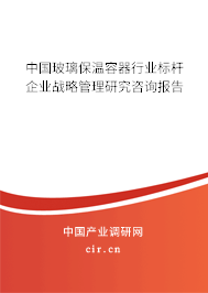 中國玻璃保溫容器行業(yè)標(biāo)桿企業(yè)戰(zhàn)略管理研究咨詢報告