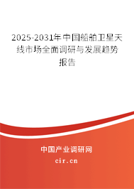 2025-2031年中國(guó)船舶衛(wèi)星天線市場(chǎng)全面調(diào)研與發(fā)展趨勢(shì)報(bào)告