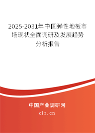 2025-2031年中國(guó)彈性地板市場(chǎng)現(xiàn)狀全面調(diào)研及發(fā)展趨勢(shì)分析報(bào)告