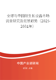 全球與中國硅生長設(shè)備市場調(diào)查研究及前景趨勢（2025-2031年）