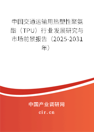 中國交通運(yùn)輸用熱塑性聚氨酯(TPU)行業(yè)發(fā)展研究與市場前景報告(2025-2031年) 中國交通運(yùn)輸用熱塑性聚氨酯(TPU)行業(yè)發(fā)展研究與市場前景報告(2025-2031年)