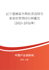遼寧醬腌菜市場現(xiàn)狀調(diào)研與發(fā)展前景預(yù)測分析報(bào)告（2025-2031年）