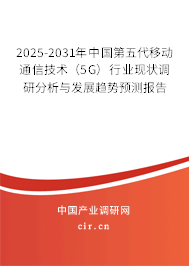 2025-2031年中國第五代移動通信技術(shù)(5G)行業(yè)現(xiàn)狀調(diào)研分析與發(fā)展趨勢預測報告 2025-2031年中國第五代移動通信技術(shù)(5G)行業(yè)現(xiàn)狀調(diào)研分析與發(fā)展趨勢預測報告